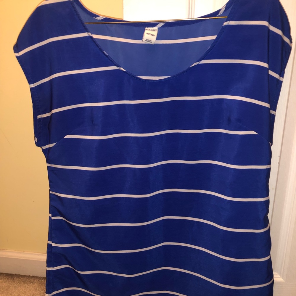 Royal blue top